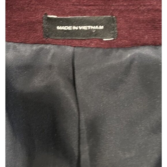 J. Ferrar Merlot Velvet Blazer Jacket Slim Fit Men's Size 36S MSRP $160 Evening - Picture 10 of 11